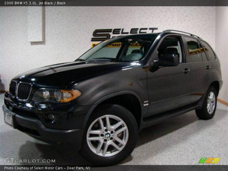 Jet Black / Black 2006 BMW X5 3.0i