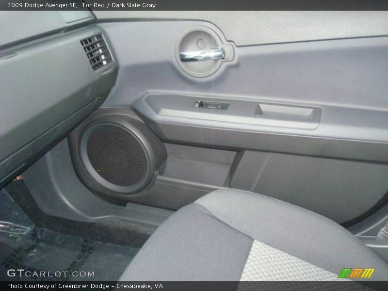 Tor Red / Dark Slate Gray 2009 Dodge Avenger SE