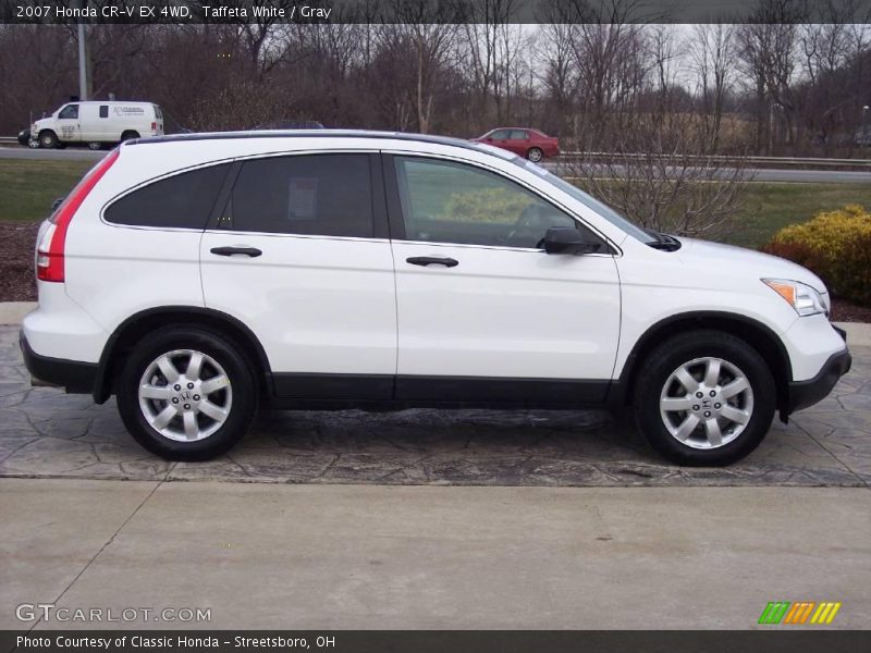Taffeta White / Gray 2007 Honda CR-V EX 4WD