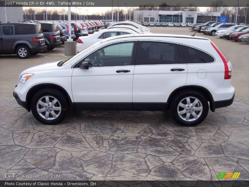 Taffeta White / Gray 2007 Honda CR-V EX 4WD
