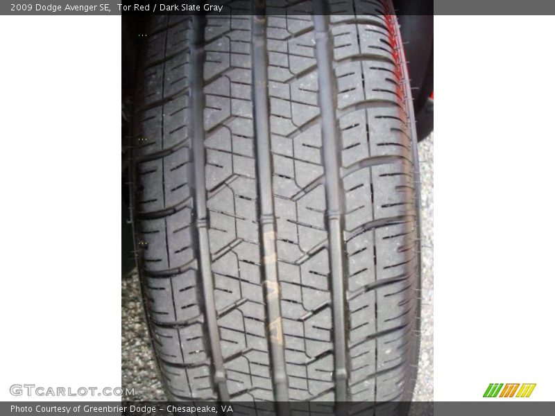 Tor Red / Dark Slate Gray 2009 Dodge Avenger SE