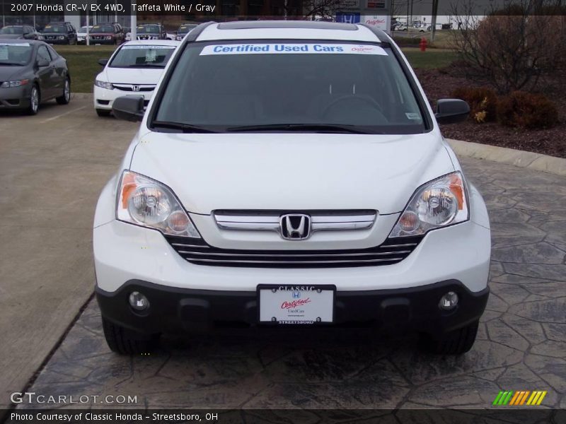 Taffeta White / Gray 2007 Honda CR-V EX 4WD