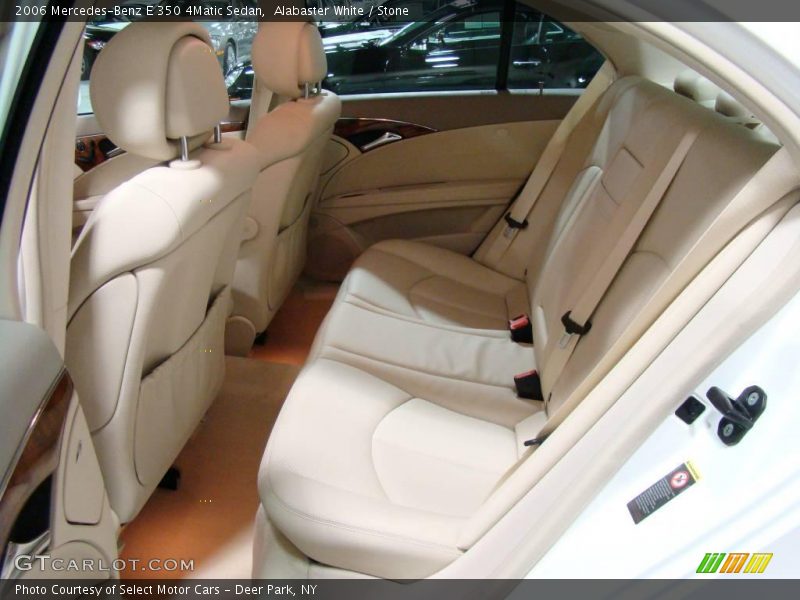 Alabaster White / Stone 2006 Mercedes-Benz E 350 4Matic Sedan