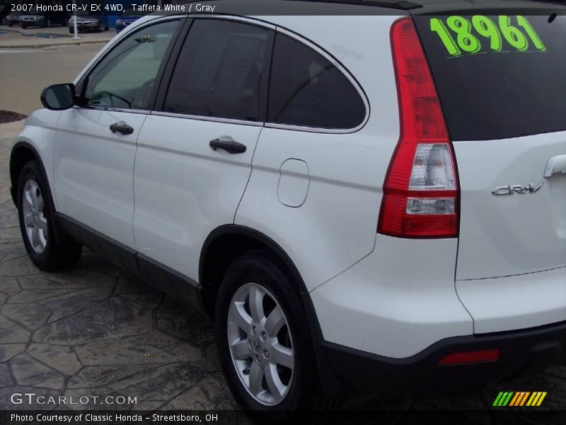 Taffeta White / Gray 2007 Honda CR-V EX 4WD