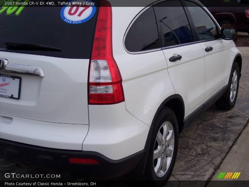 Taffeta White / Gray 2007 Honda CR-V EX 4WD