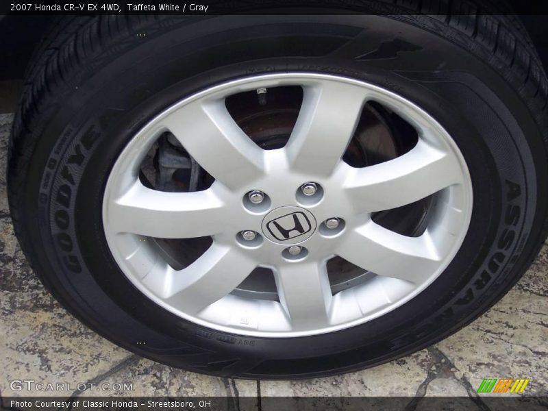 Taffeta White / Gray 2007 Honda CR-V EX 4WD
