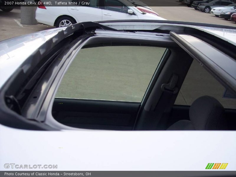Taffeta White / Gray 2007 Honda CR-V EX 4WD