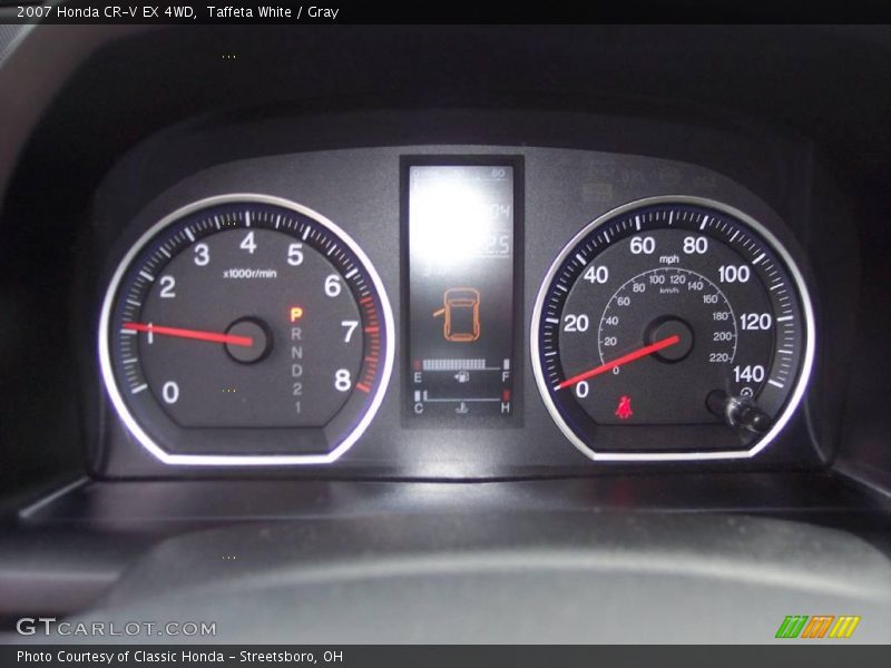 Taffeta White / Gray 2007 Honda CR-V EX 4WD