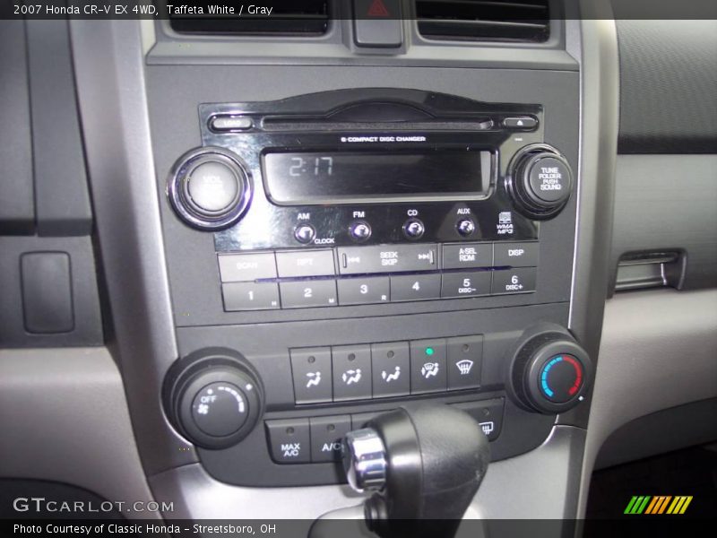 Taffeta White / Gray 2007 Honda CR-V EX 4WD