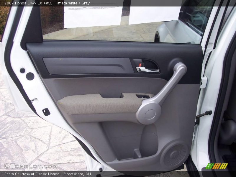 Taffeta White / Gray 2007 Honda CR-V EX 4WD