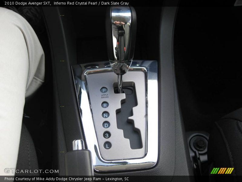 Inferno Red Crystal Pearl / Dark Slate Gray 2010 Dodge Avenger SXT