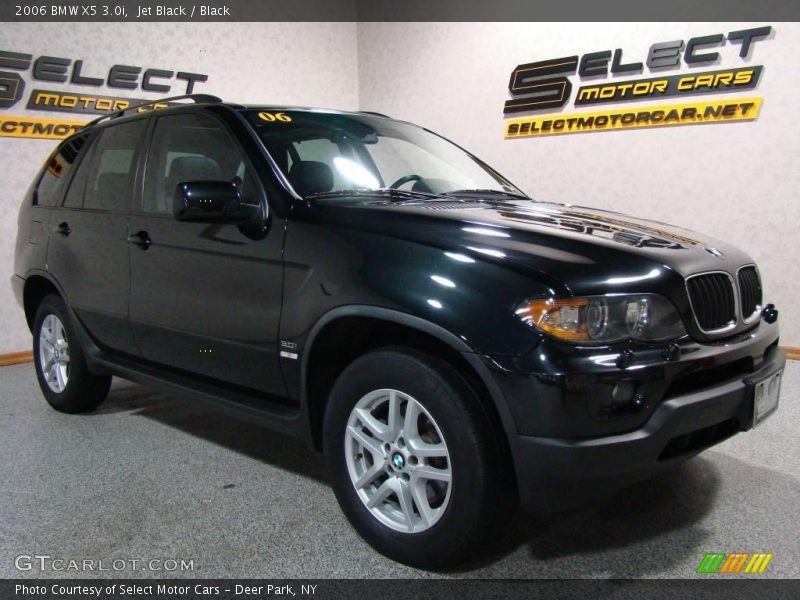 Jet Black / Black 2006 BMW X5 3.0i