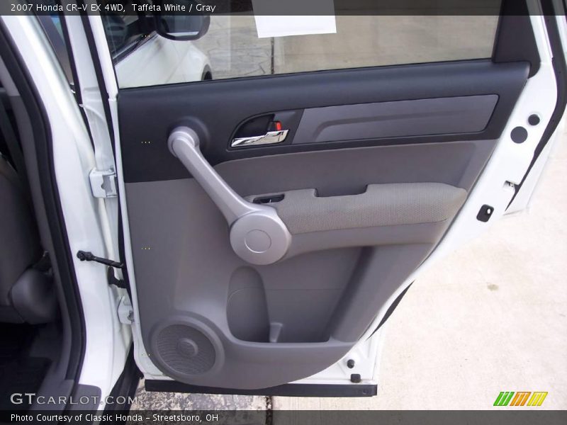 Taffeta White / Gray 2007 Honda CR-V EX 4WD