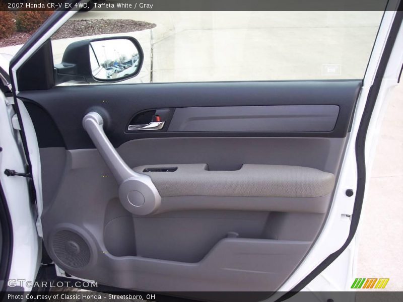 Taffeta White / Gray 2007 Honda CR-V EX 4WD
