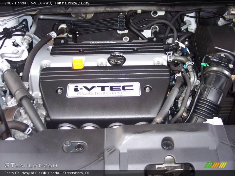 Taffeta White / Gray 2007 Honda CR-V EX 4WD