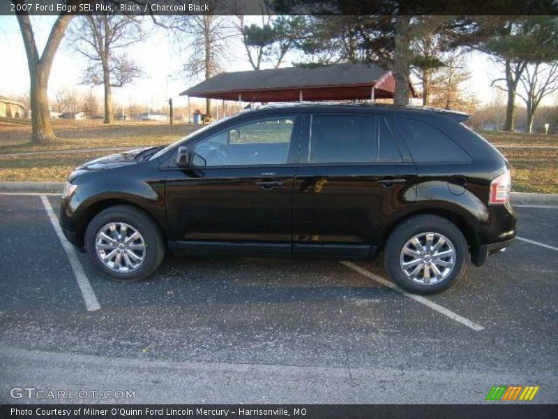 Black / Charcoal Black 2007 Ford Edge SEL Plus