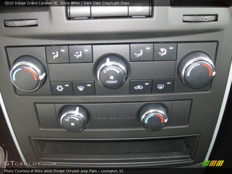 Stone White / Dark Slate Gray/Light Shale 2010 Dodge Grand Caravan SE