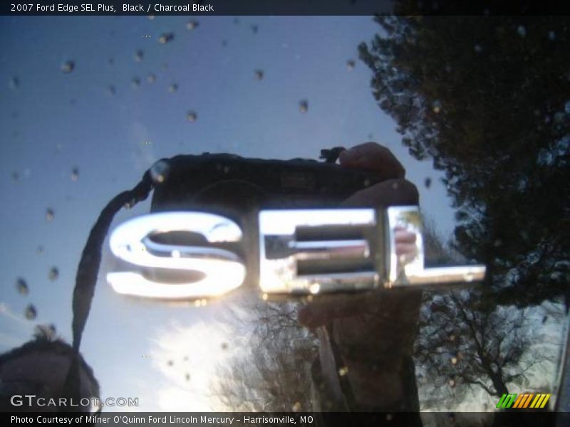 Black / Charcoal Black 2007 Ford Edge SEL Plus