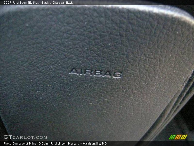 Black / Charcoal Black 2007 Ford Edge SEL Plus