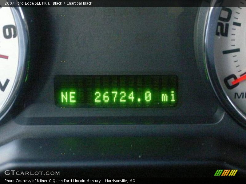 Black / Charcoal Black 2007 Ford Edge SEL Plus