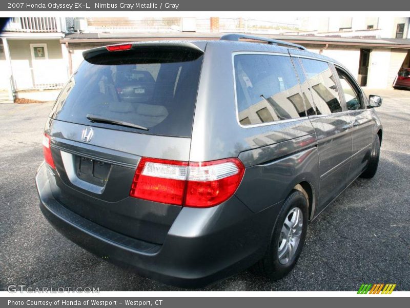 Nimbus Gray Metallic / Gray 2007 Honda Odyssey EX-L
