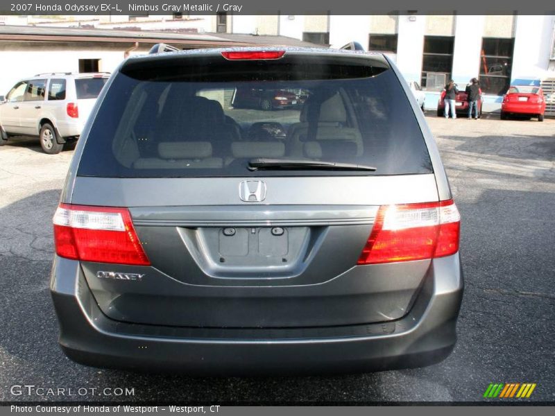 Nimbus Gray Metallic / Gray 2007 Honda Odyssey EX-L