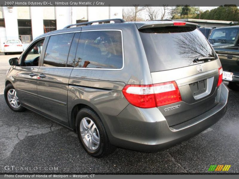 Nimbus Gray Metallic / Gray 2007 Honda Odyssey EX-L
