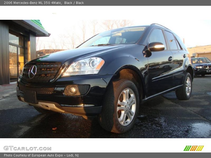 Black / Black 2006 Mercedes-Benz ML 350 4Matic