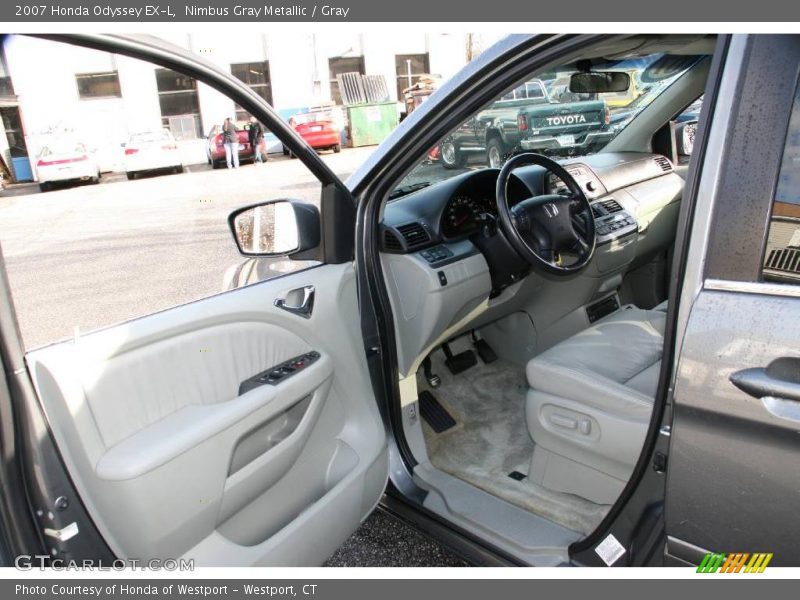 Nimbus Gray Metallic / Gray 2007 Honda Odyssey EX-L