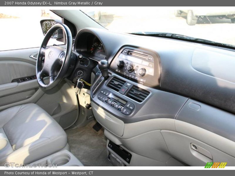 Nimbus Gray Metallic / Gray 2007 Honda Odyssey EX-L