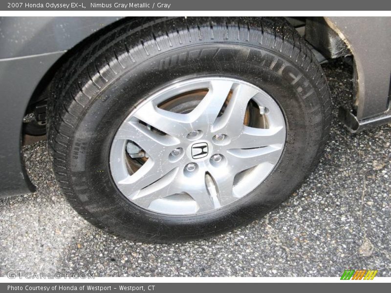 Nimbus Gray Metallic / Gray 2007 Honda Odyssey EX-L