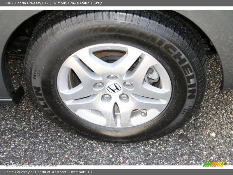 Nimbus Gray Metallic / Gray 2007 Honda Odyssey EX-L