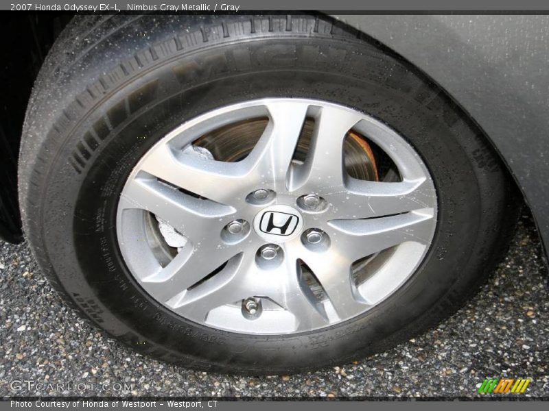 Nimbus Gray Metallic / Gray 2007 Honda Odyssey EX-L