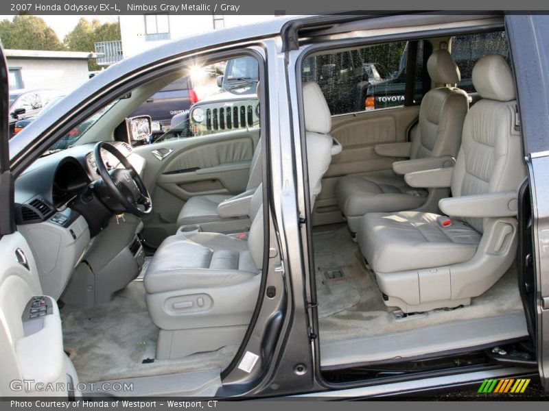 Nimbus Gray Metallic / Gray 2007 Honda Odyssey EX-L