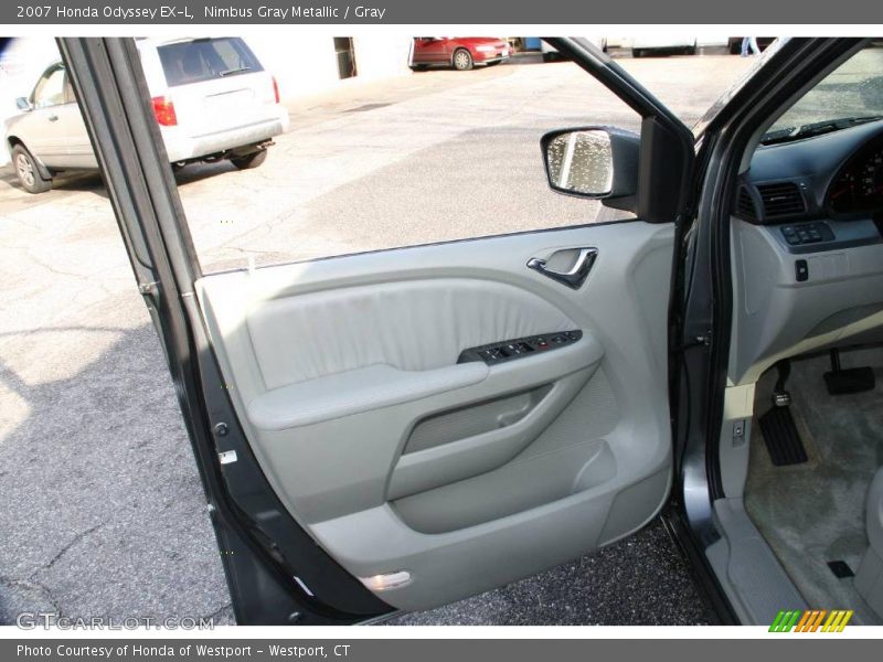 Nimbus Gray Metallic / Gray 2007 Honda Odyssey EX-L