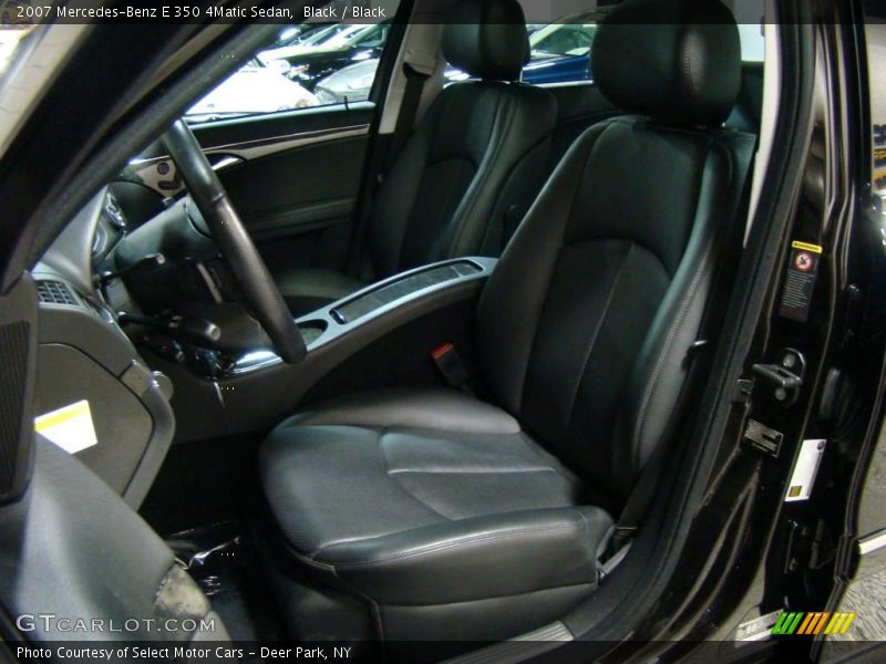 Black / Black 2007 Mercedes-Benz E 350 4Matic Sedan