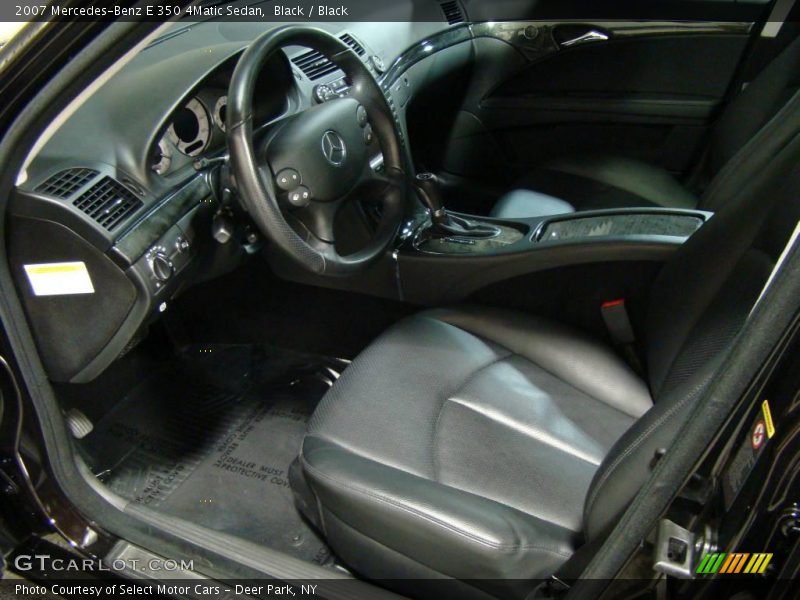 Black / Black 2007 Mercedes-Benz E 350 4Matic Sedan