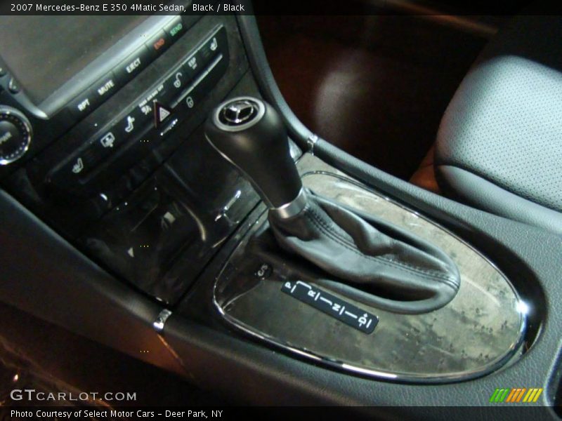 Black / Black 2007 Mercedes-Benz E 350 4Matic Sedan