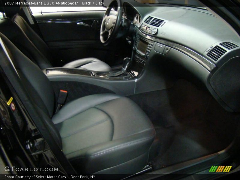 Black / Black 2007 Mercedes-Benz E 350 4Matic Sedan