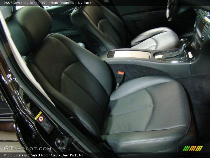 Black / Black 2007 Mercedes-Benz E 350 4Matic Sedan