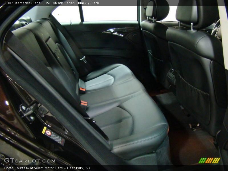 Black / Black 2007 Mercedes-Benz E 350 4Matic Sedan
