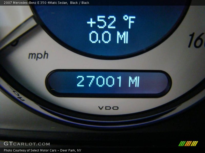 Black / Black 2007 Mercedes-Benz E 350 4Matic Sedan