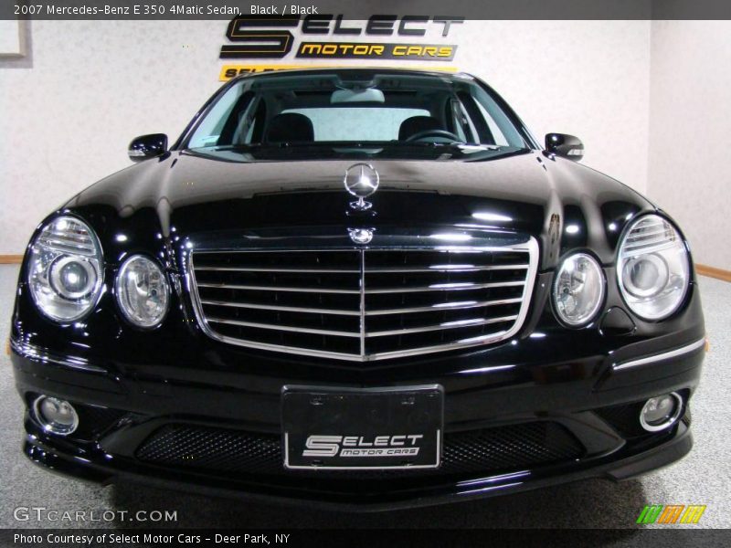Black / Black 2007 Mercedes-Benz E 350 4Matic Sedan