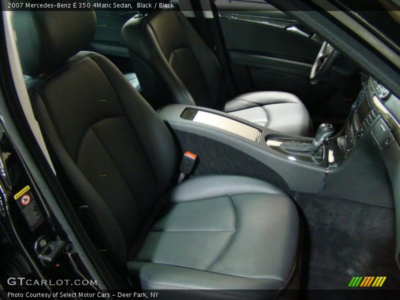 Black / Black 2007 Mercedes-Benz E 350 4Matic Sedan