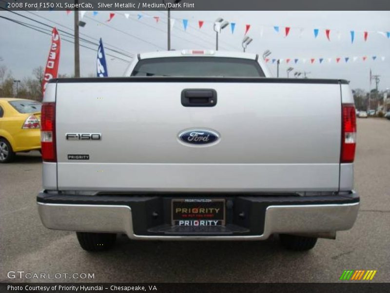 Silver Metallic / Medium/Dark Flint 2008 Ford F150 XL SuperCab