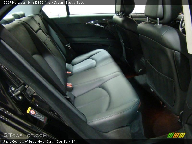 Black / Black 2007 Mercedes-Benz E 350 4Matic Sedan