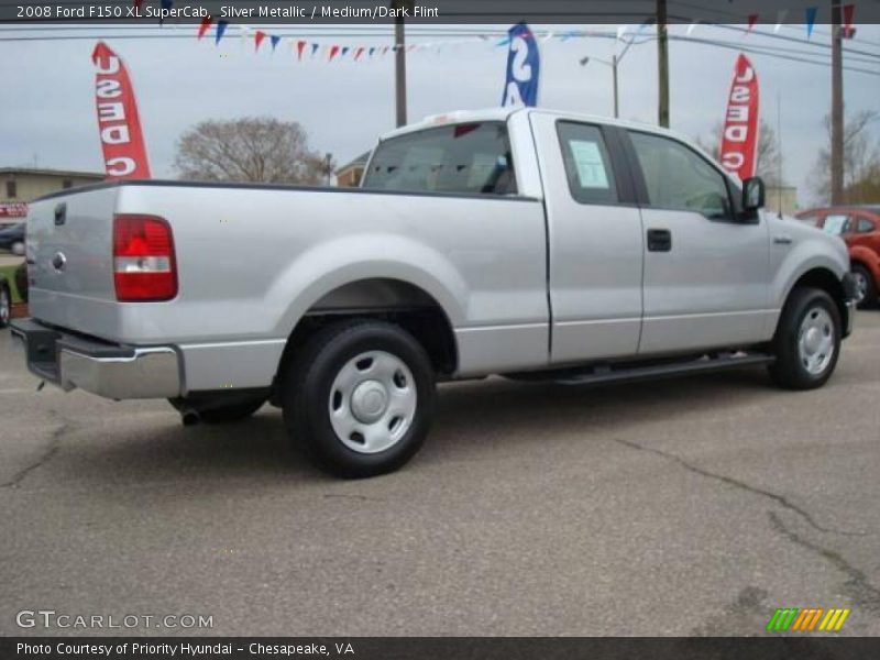 Silver Metallic / Medium/Dark Flint 2008 Ford F150 XL SuperCab