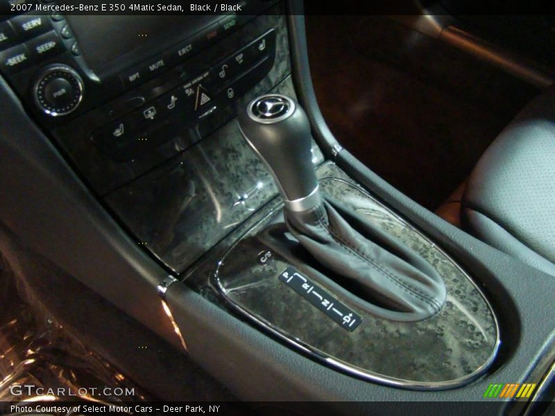 Black / Black 2007 Mercedes-Benz E 350 4Matic Sedan