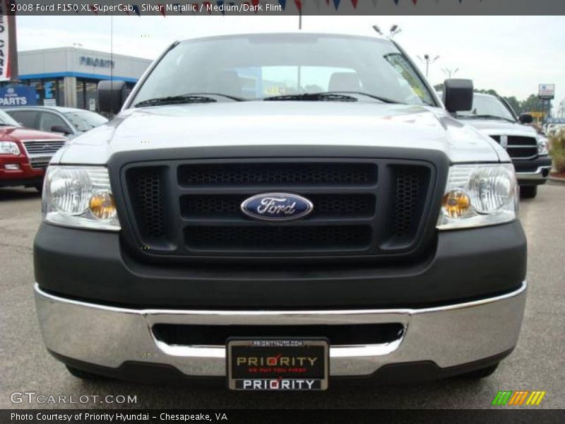 Silver Metallic / Medium/Dark Flint 2008 Ford F150 XL SuperCab