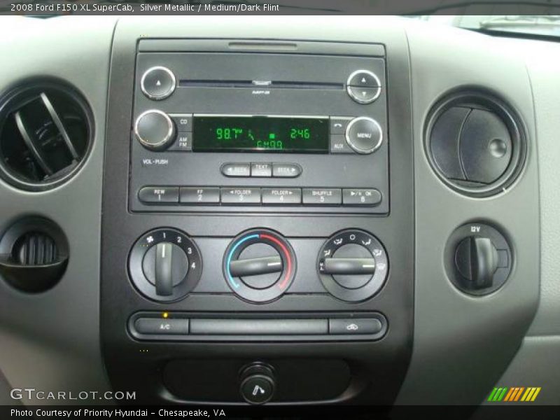 Silver Metallic / Medium/Dark Flint 2008 Ford F150 XL SuperCab